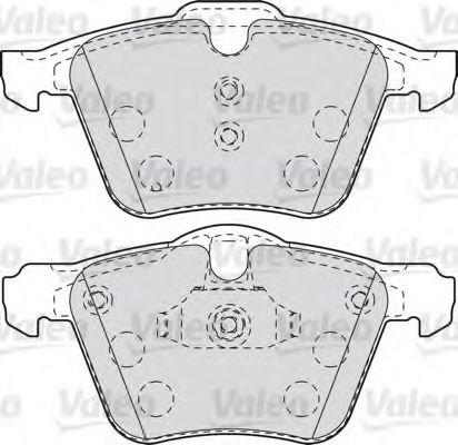 VALEO - 601007 - Комплект тормозных колодок, дисковый тормоз (Тормозная система)