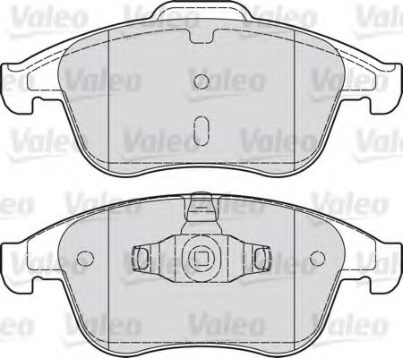 VALEO - 601050 - Комплект тормозных колодок, дисковый тормоз (Тормозная система)