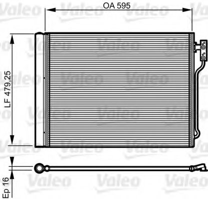 VALEO - 814192 - Конденсатор, кондиционер (Кондиционер)