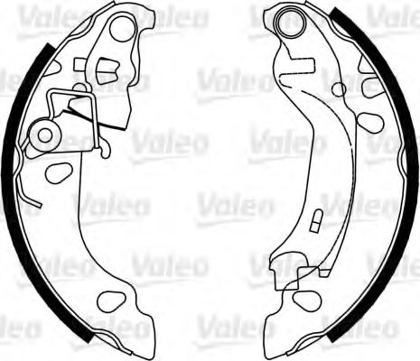 VALEO - 564081 - Комплект тормозных колодок (Тормозная система)