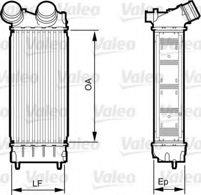 VALEO - 818226 - Интеркулер (Система подачи воздуха)