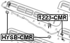 FEBEST - 1223-CMR - Тяга / стойка, стабилизатор (Подвеска колеса)