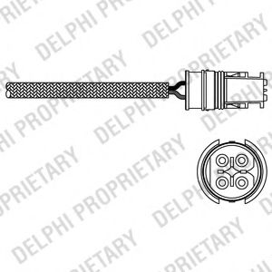 DELPHI - ES20312-12B1 - Лямбда-зонд (Приготовление смеси)