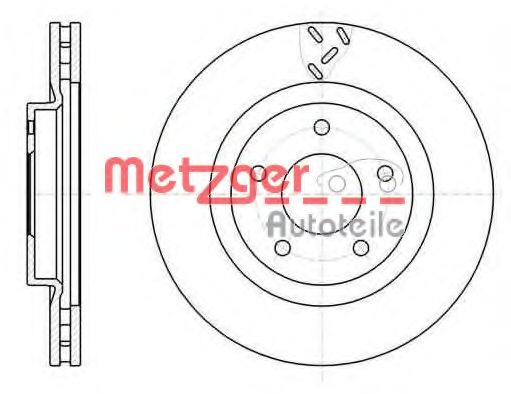 METZGER - 61200.10 - Тормозной диск