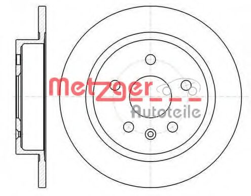 METZGER - 61279.00 - Тормозной диск