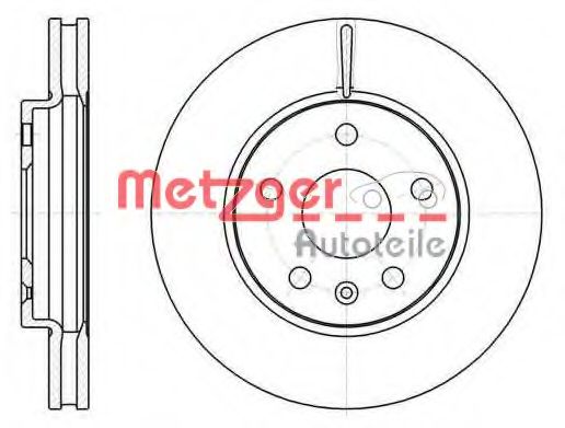 METZGER - 61285.10 - Тормозной диск