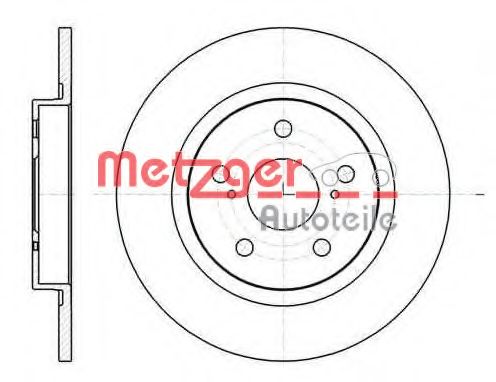 METZGER - 61325.00 - Тормозной диск