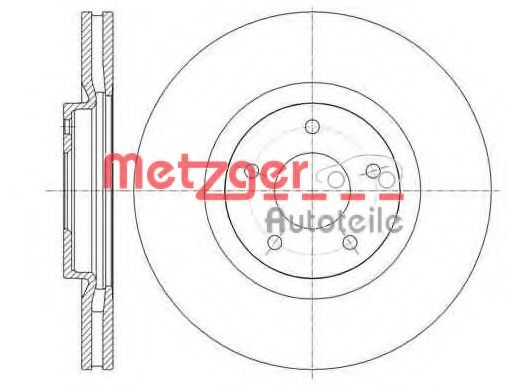 METZGER - 61349.10 - Тормозной диск