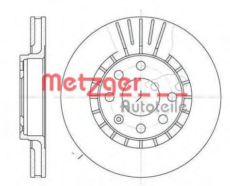 METZGER - 6178.10 - Тормозной диск