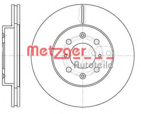 METZGER - 6224.10 - Тормозной диск