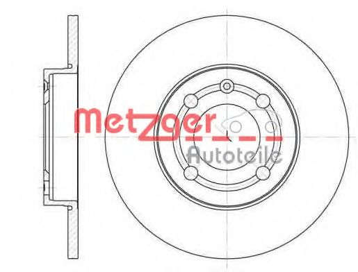 METZGER - 6418.00 - Тормозной диск