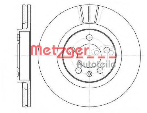 METZGER - 24691 V - Тормозной диск