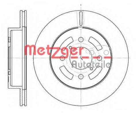 METZGER - 6642.10 - Тормозной диск