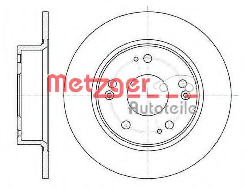 METZGER - 6984.00 - Тормозной диск