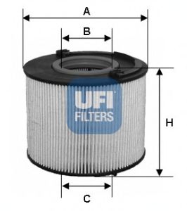 UFI - 26.015.00 - Топливный фильтр (Система подачи топлива)