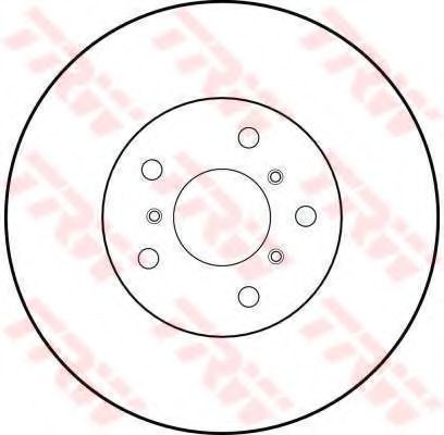 TRW - DF1417 - Тормозной диск (Тормозная система)
