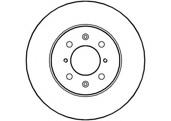 NATIONAL - NBD510 - Тормозной диск (Тормозная система)
