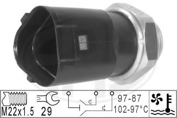 ERA - 330230 - Термовыключатель, вентилятор радиатора (Охлаждение)