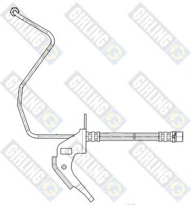 GIRLING - 9004563 - Тормозной шланг (Тормозная система)