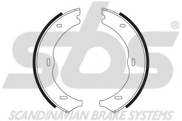 SBS - 18492733722 - Комплект тормозных колодок, стояночная тормозная система (Тормозная система)
