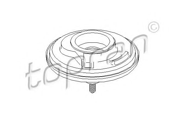 TOPRAN - 108 298 - Тарелка пружины (Подвеска / амортизация)