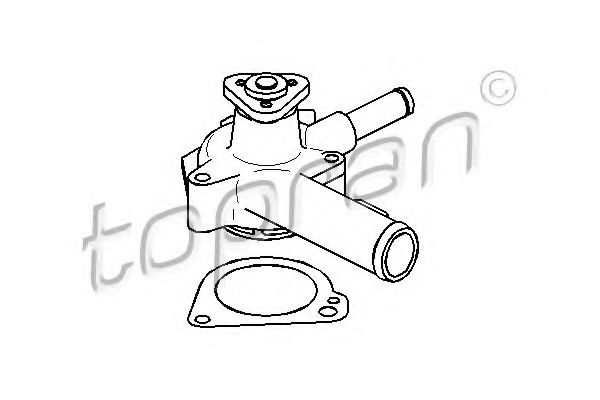 TOPRAN - 300 530 - Водяной насос (Охлаждение)