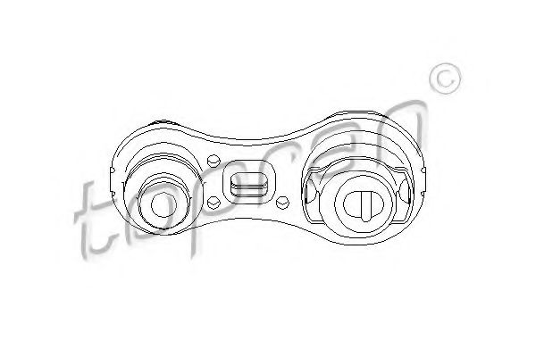 TOPRAN - 700 535 - Подвеска, двигатель (Подвеска двигателя)