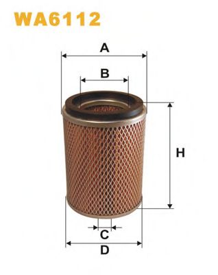 WIX FILTERS - WA6112 - Воздушный фильтр (Система подачи воздуха)