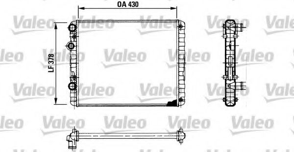 VALEO - 730956 - Радиатор, охлаждение двигателя (Охлаждение)