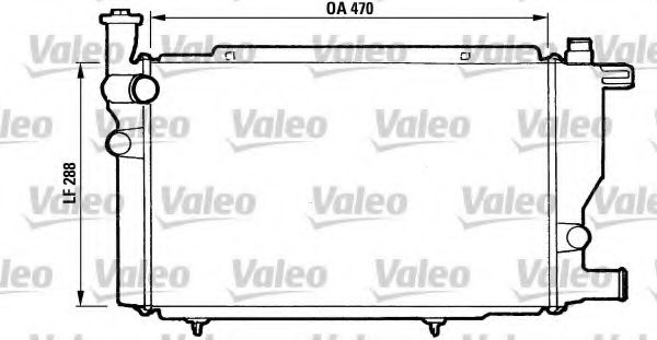 VALEO - 810892 - Радиатор, охлаждение двигателя (Охлаждение)