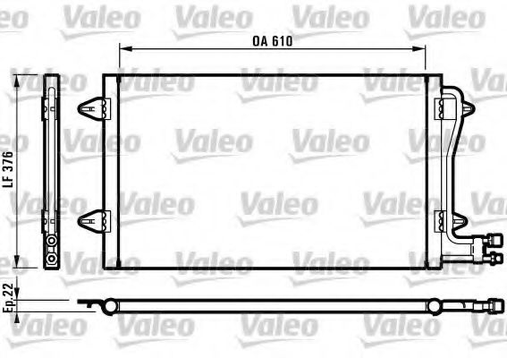 VALEO - 816996 - Конденсатор, кондиционер (Кондиционер)