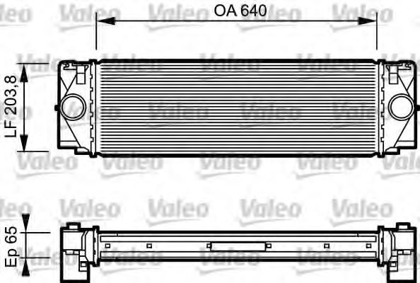 VALEO - 817994 - Интеркулер (Система подачи воздуха)