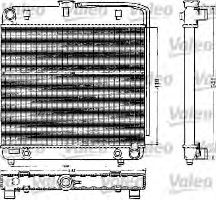 VALEO - 883778 - Радиатор, охлаждение двигателя (Охлаждение)