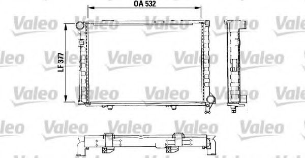 VALEO - 883860 - Радиатор, охлаждение двигателя (Охлаждение)