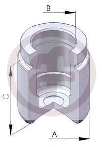 AUTOFREN SEINSA - D025125 - Поршень, корпус скобы тормоза (Тормозная система)