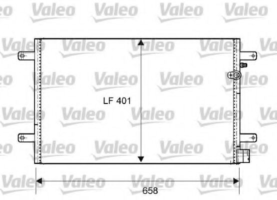 VALEO - 814004 - Конденсатор, кондиционер (Кондиционер)