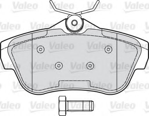 VALEO - 601039 - Комплект тормозных колодок, дисковый тормоз (Тормозная система)