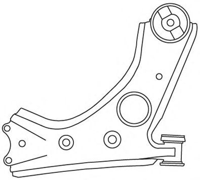 FRAP - 3986 - Рычаг независимой подвески колеса, подвеска колеса (Подвеска колеса)