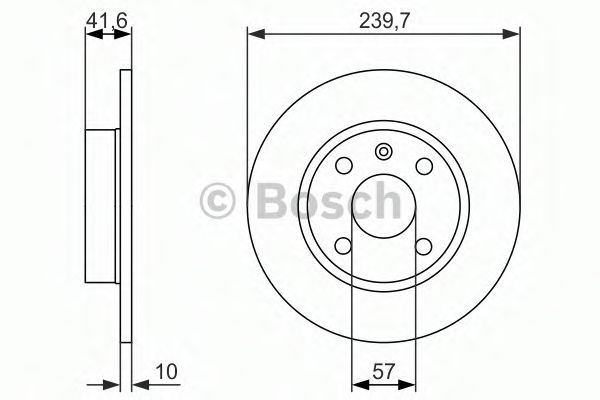 BOSCH - 0 986 479 903 - Тормозной диск (Тормозная система)