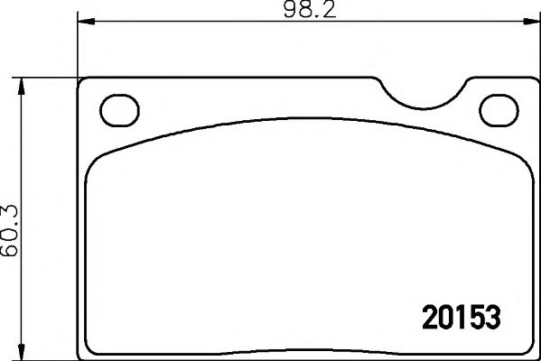 HELLA PAGID - 8DB 355 018-391 - Комплект тормозных колодок, дисковый тормоз (Тормозная система)