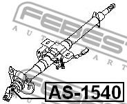 FEBEST - AS-1540 - Шарнир, вал сошки рулевого управления (Рулевое управление)