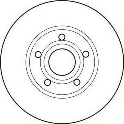 JURID - 561547JC - Тормозной диск (Тормозная система)