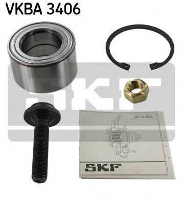 SKF - VKBA 3406 - Комплект подшипника ступицы колеса (Подвеска колеса)