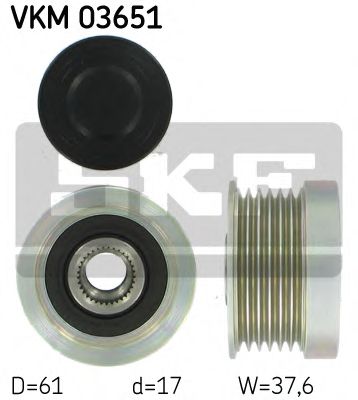 SKF - VKM 03651 - Механизм свободного хода генератора (Генератор)