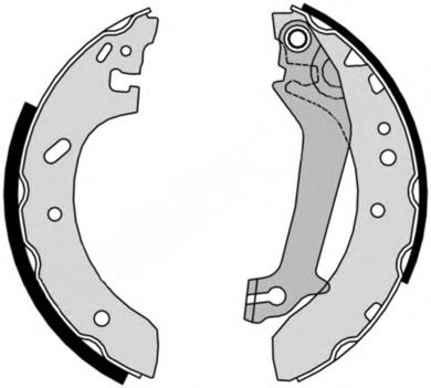 BREMBO - S 24 526 - Комплект тормозных колодок (Тормозная система)