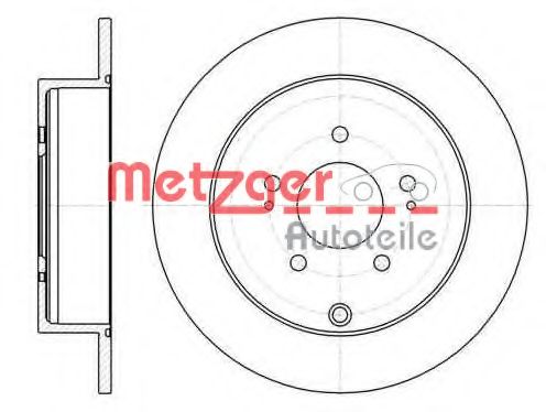 METZGER - 61098.00 - Тормозной диск