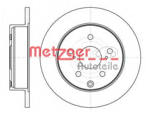 METZGER - 61188.00 - Тормозной диск