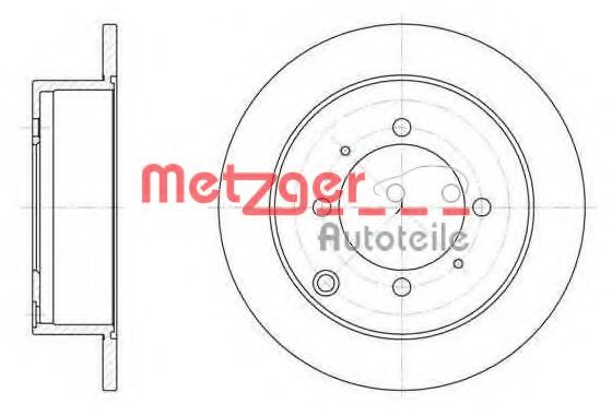 METZGER - 6838.00 - Тормозной диск