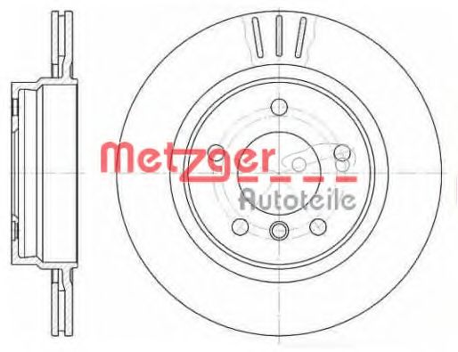 METZGER - 6722.10 - Тормозной диск