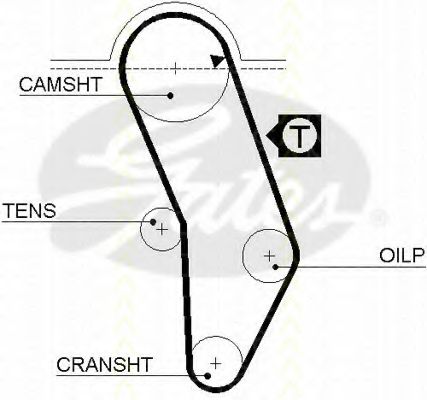 TRISCAN - 8645 5016 - Ремень ГРМ (Ременный привод)